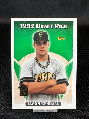 Selección del draft 1993 Topps Jason Kendall #334 sello de oro inaugural de los Marlins Foto 1 de 2