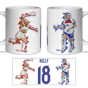 Chloe Kelly Mug Cup England Womens Champions Of Europe 2025 - Picture 1 of 1