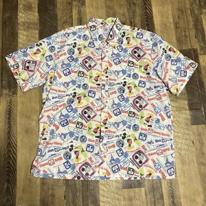 Camisa Walt Disney World Reyn Spooner Para Hombre 3XL 50 Aniversario Titular del Pasaporte - Imagen 1 de 5