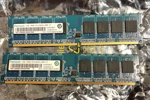 Ramaxel 1GB DDR2 800MHz CL6 RAM DIMM MZ1308080180001599 2 units - Picture 1 of 10