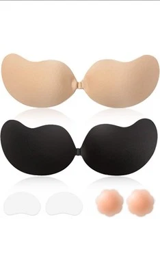 Sujetador Adhesivo Sin Espalda Adhesivo Sin Tirantes Invisible Push Up Stick en Sujetadores (Talla:B) Foto 1 de 4