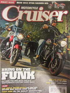 Motorcycle Cruiser Magazine August 2012 Raider SCL Retro-Style Moto Guzzi Indian - Bild 1 von 2