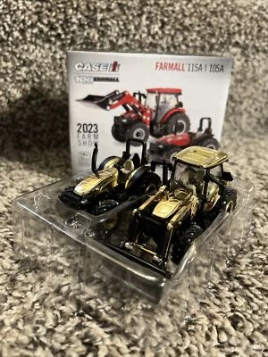 2023 ERTL Case IH Farmall 105A & 115A Farm Show Edition Set! GOLD CHASE UNIT!! - Image 1 of 3