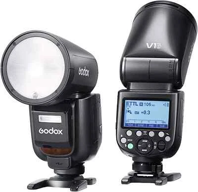 Godox V1 Pro S TTL Li-ion Round Head Camera Flash Speedlight for Sony Camera - Image 1 of 4