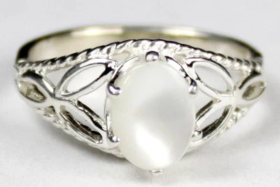 Mother of Pearl, 925 Sterling Silver Ladies Ring, SR137 - Image 1 of 4