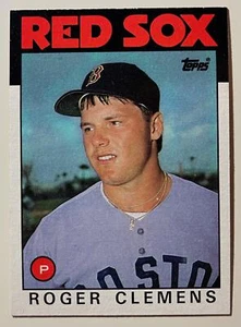 1986 Topps #661 Roger Clemens Boston Red Sox Baseball Card - Picture 1 of 2