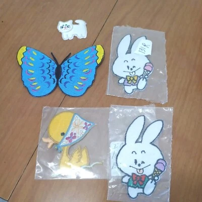 Iron On Patches For Clothing Repair & Decoration Bunnies Chicks Butterfly Etc. - Image 1 of 4