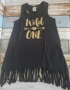 Girls Wild One Boho Fringe Birthday Dress Sz 18 Months - Picture 1 of 4