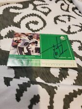 Ravens Micheal Jackson 1998 Sp Autographed Trading Card
