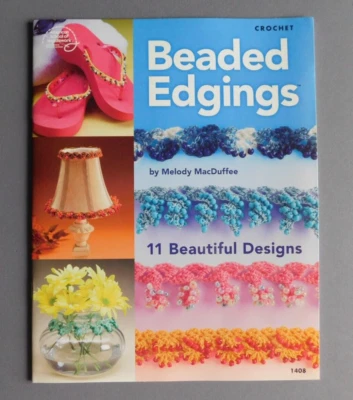 Beaded Edgeings: 11 Beautiful Designs - American School of Needlework 1408 - Image 1 of 4