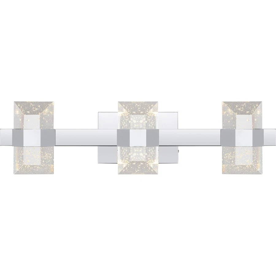 Luz de baño LED Quoizel Selena 24", cromo/vidrio burbuja transparente - PCSEL8624C Foto 1 de 1