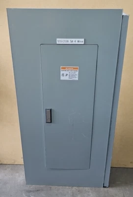 Eaton PRL2A Panelboard 225A 120/V 1PH 4W Indoor Encl 42 Circuit MLO - Image 1 of 4