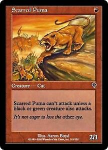 Scarred Puma - Invasion - Common - 163