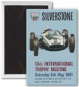 Silverstone 13th Intl. Trophy 1961 fridge magnet - Picture 1 of 1