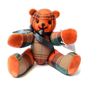 Kerr Alte Tartan Sammelobjekt Bär Handgefertigt Sehr Limitierte - Picture 1 of 2