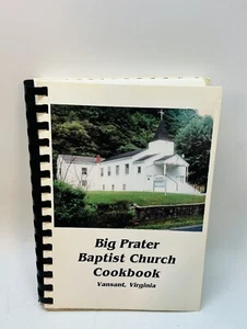 Vintage Cookbook Big Prater Baptist Church Vans any Virginia Cookbook - Picture 1 of 5