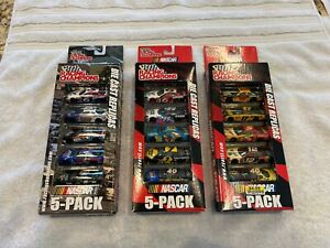 NASCAR | Racing Champions | Die-Cast Replica | 5 Pack Sets Lot Of 3 Packs