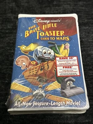 The Brave Little Toaster Goes To Mars VHS Disney Animated Movie 1998 NEW SEALED - Image 1 of 4