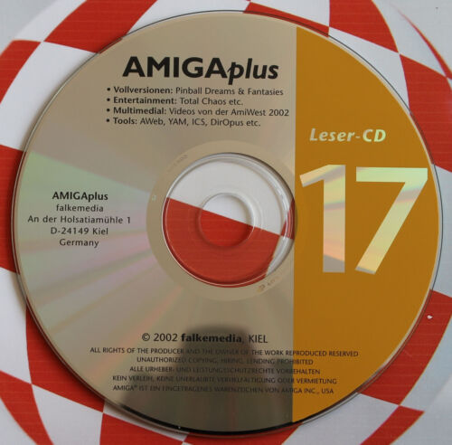 Lector de CD Amiga Plus CD 17 Pinball Dreams & Fantasies (Amiga, 2002)