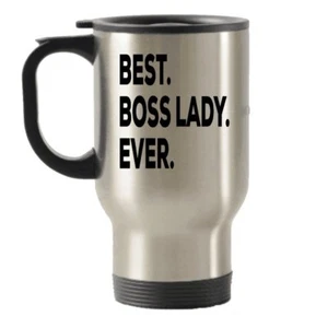 Boss Lady Travel Mug - Best Gifts - Travel Insulated Tumblers Tea - Decor For... - Picture 1 of 1