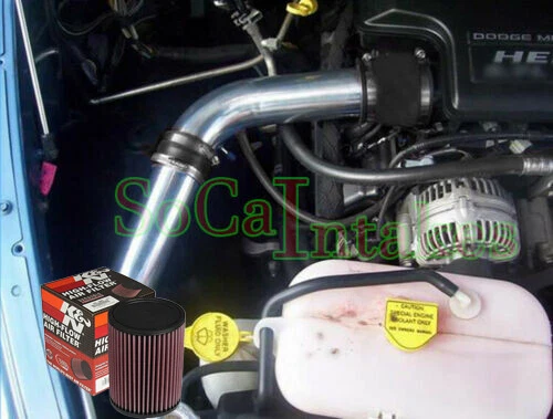 Filtro K&N con sistema de admisión de aire genérico para Dodge Ram 1500 2002-2007 3,7 L V6 Foto 1 de 1