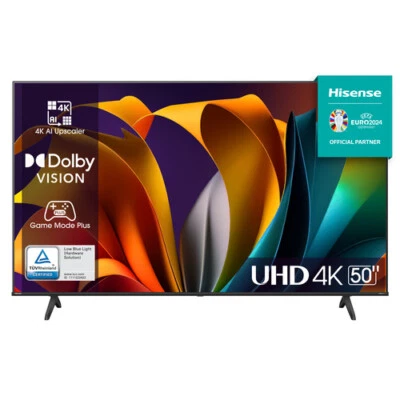 Smart TV 50" Hisense 4K Ultra HD 50A6N LED 60 Hz 3 HDMI Wi Fi Bluethoot HDR - Immagine 1 di 4