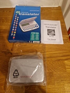 Nextcentury 20 Language Translator Portable Eletronic TG-112 - Picture 1 of 2