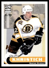 1999-00 Pacific Paramount HOLO SILVER /99 Dmitri Khristich Boston Bruins #22