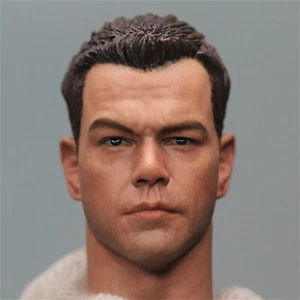 1/6 Scale Young Matt Damon Head Carved Sculpt Model Toys PVC Man Head - Picture 1 of 6