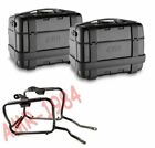 Set Suitcases Givi Trekker Trk46b All. Black Bmw F 700 Gs From 2013 A 2017