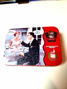 WINSTON 40th ANNIVERSARY COMMEMORATIVE EDITION 1954-1994 TIN PLAYING CARDS - Picture 1 of 6