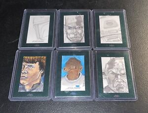 Topps Star Wars Chrome Perspectives Autograph Card LOT of 6