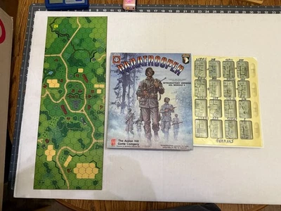 De colección 1986 Paracaidista A Squad Leader Juego de Mesa Avalon Hill Segunda Guerra Mundial Foto 1 de 3