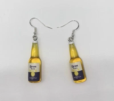 Pendientes colgantes Corona botella extra Foto 1 de 2
