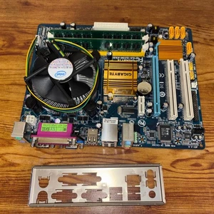 Gigabyte GA-G31M-ES2L Intel Motherboard LGA 775 Core 2 Quad Q8400 4gb DDR2 - Picture 1 of 2