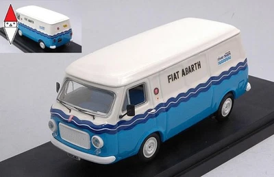 1/43 RIO FIAT 238 VAN - ABARTH RIVER TEAM 1972 BLUE WHITE - Immagine 1 di 3
