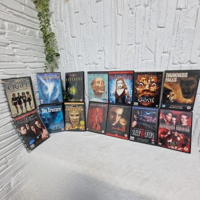 Horror DVD Bundle 14 Movie Lot Thriller Cult Classics Collection Films Rare Set - Image 1 of 4