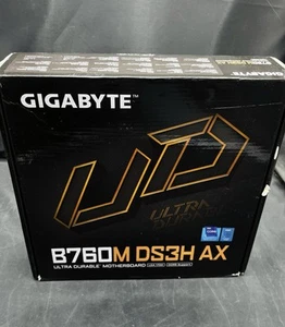 GIGABYTE B760M DS3H AX, LGA 1700, Intel Motherboard - Picture 1 of 5