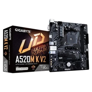 Placa madre Gigabyte A520M K V2 - Soporta CPU AMD Ryzen serie 5000 AM4 - Imagen 1 de 1