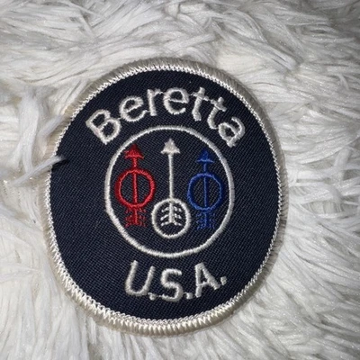 Parche de hombro vintage con logotipo de pistola/rifle/arma/caza de Beretta EE. UU. Foto 1 de 2
