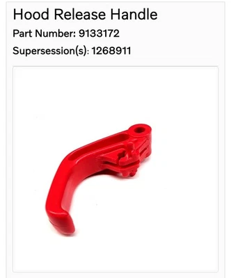 Volvo 940 960 200 700 850 C70 S70 V70 XC capós mango desbloqueo 9133172 Foto 1 de 4