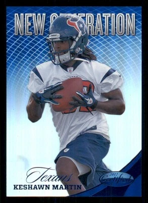 2012 Certified Mirror Blue #280 Keshawn Martin /100 - Image 1 of 2