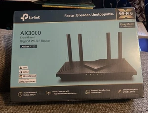 *SEALED*  TP-Link AX3000 Dual-Band Gigabit Wi-Fi 6 Router - Archer AX55 - Picture 1 of 2