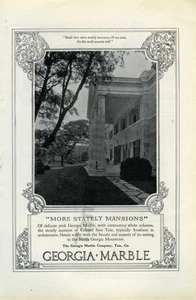 Georgia Marble Company 1927 rosa sureño antiguo vintage ¡ANUNCIO IMPRESO marco! (4221) - Imagen 1 de 1