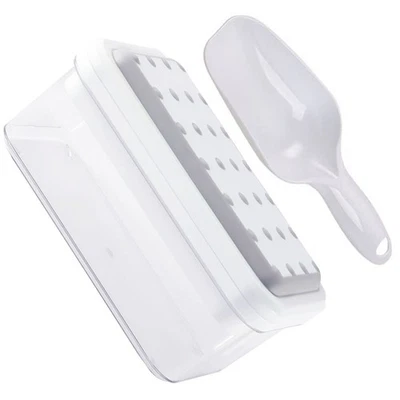  1 Set Eiswürfelform mit 28 Mulden, Eiswürfelbereiter mit Deckel, - Bild 1 von 4