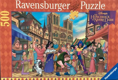 Ravensburger 500 pc Disney: Hunchback of Notre Dame Quasimodo, Jigsaw Puzzle - Image 1 of 2