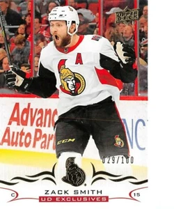 2018-19 Upper Deck Exclusives #130 Zack Smith /100 - Bild 1 von 2