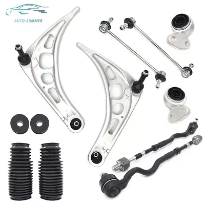 10× Control Arm Sway Bar Tie Rod Suspension Kit For BMW E46 E90 323i 325i 328i - Image 1 of 4