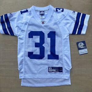 Deadstock Dallas Cowboys NFL Roy Williams # 31 White Jersey YOUTH S Y2K NOS