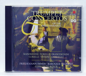 FRIEDEMAN IMMER, NICHOLSON Trumpet concertos of the early baroque ⸺ MDG CD NM